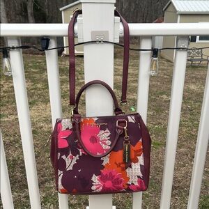 Emma & Sophia Floral Satchel Bag - Floral